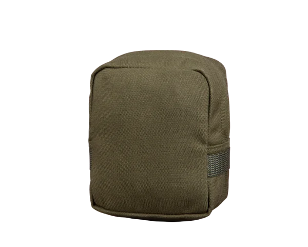 Zipped GP pouch 3x3, green